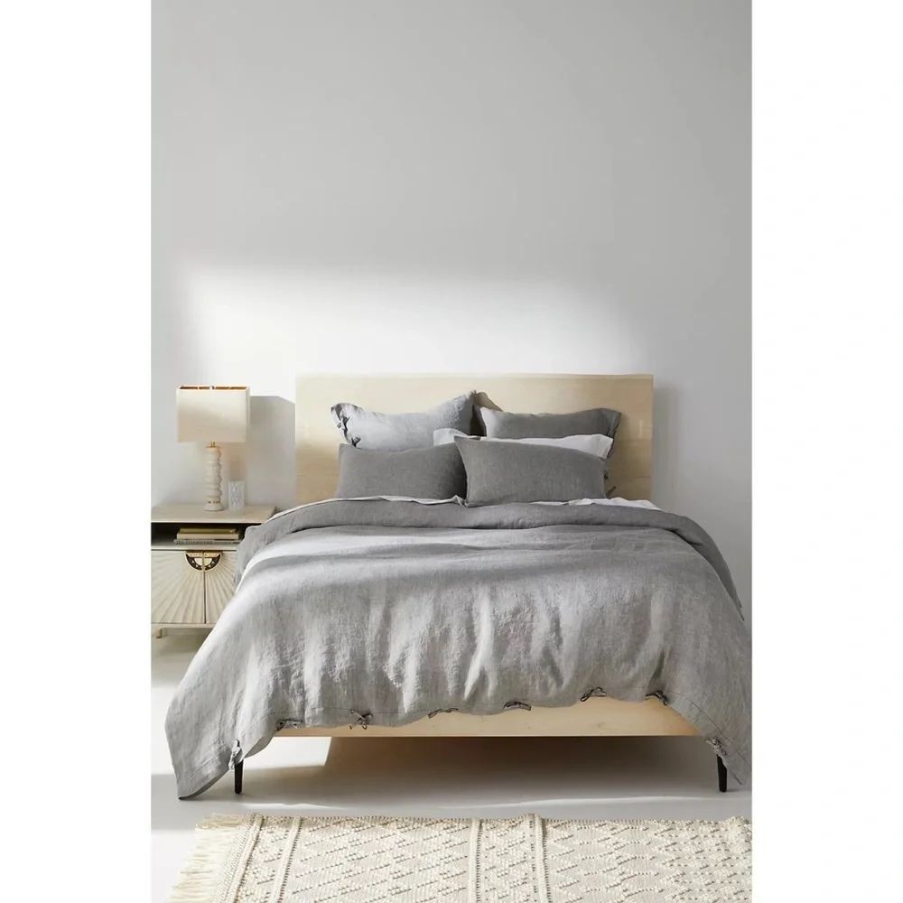 Anthropologie Harmony Hemp Duvet Cover Size King